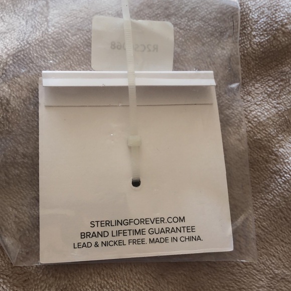 STERLING SILVER GIANNA PEARL ETERNITY RING - Picture 2 of 8